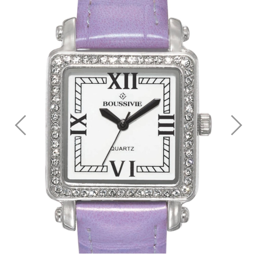 Purple strap watch